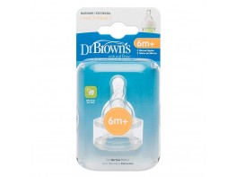 Imagen del producto Dr.Brown's tetina options +6 meses 2u